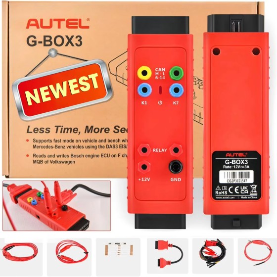 Autel G-BOX3 G-BOX2 Key Programming Adapter Realizes Fast Mode Tool For Mercedes Benz/BMW Work with IM508 PRO/IM608 II/IM608
